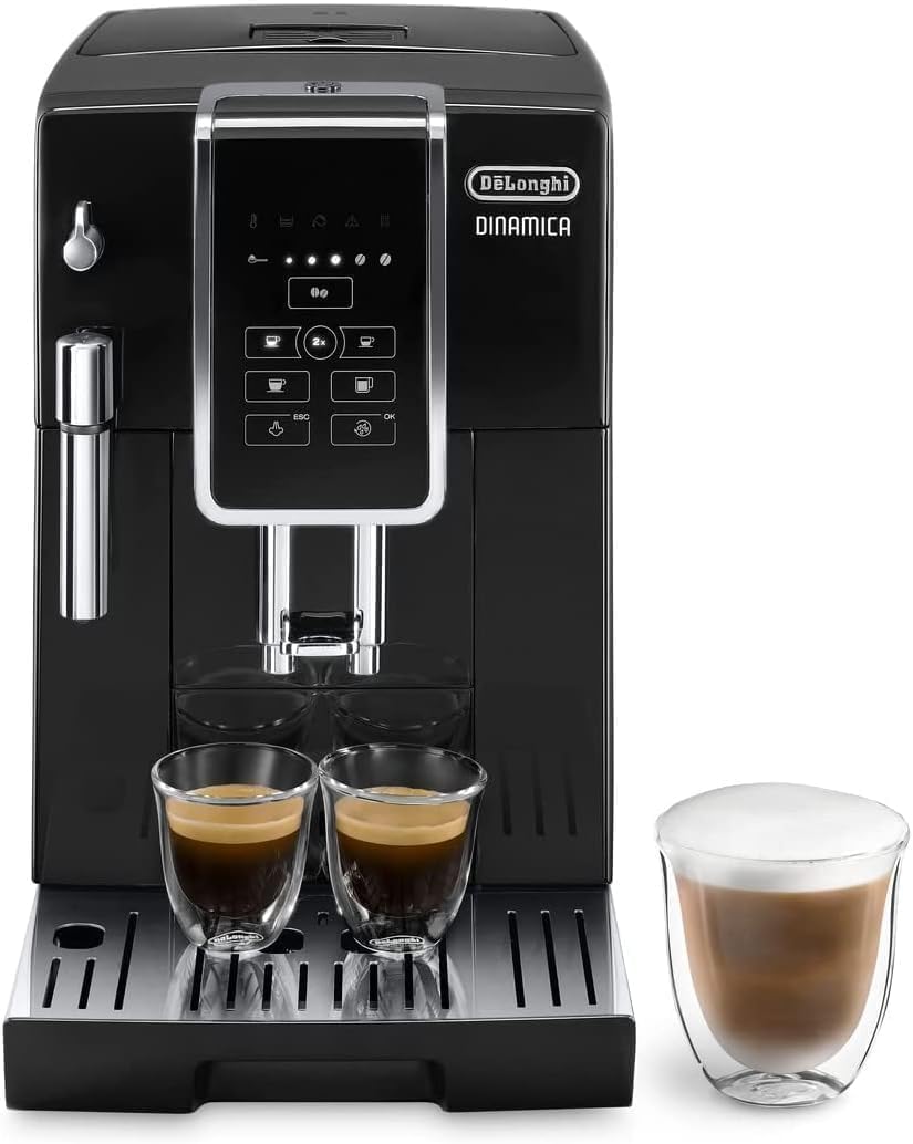 ProMecha Dinamica Machine a Café Grain, Machine Expresso et Cappucino, Noir