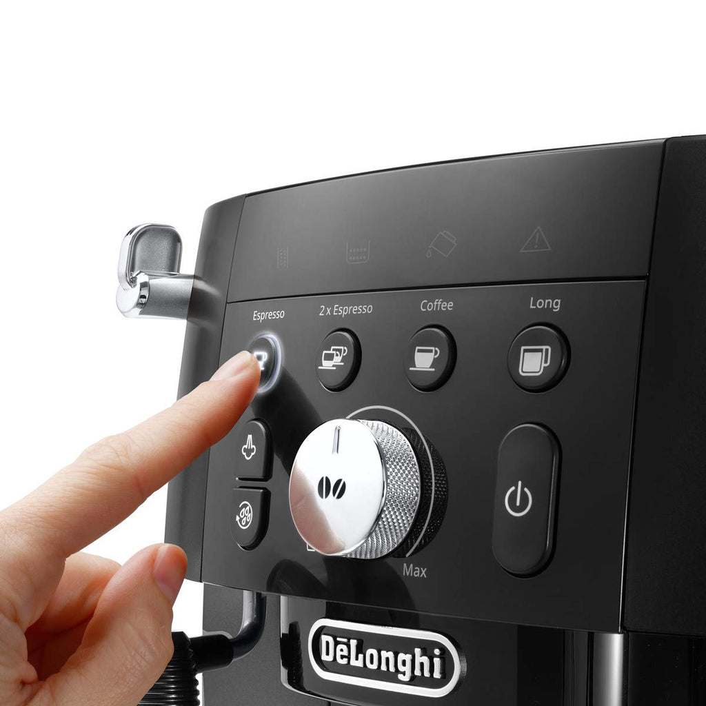 ProMecha Magnifica S Smart Machine a Café Grain, Machine Expresso et Cappuccino, 1.8L, 1450W, Noir