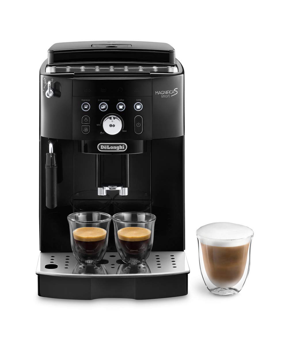 ProMecha Magnifica S Smart Machine a Café Grain, Machine Expresso et Cappuccino, 1.8L, 1450W, Noir