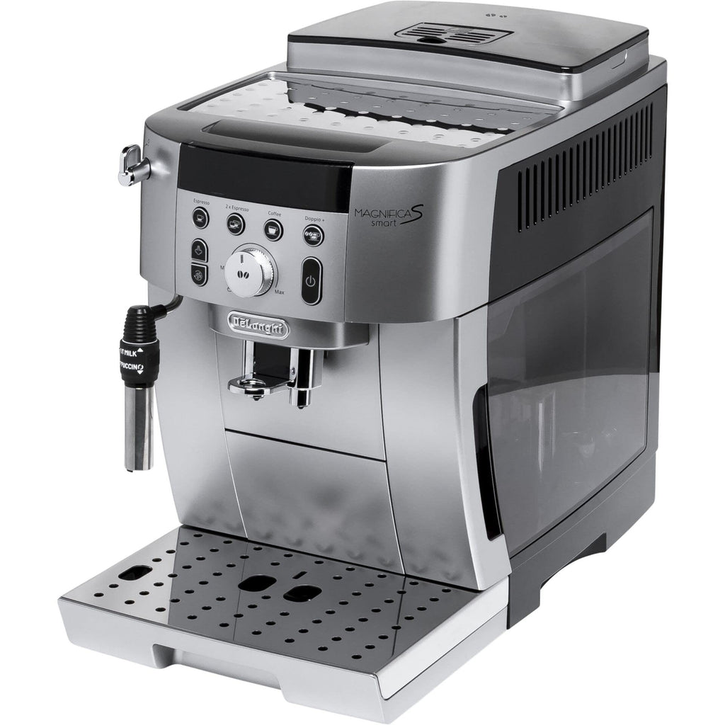 ProMecha Magnifica S Smart, Machine à Café Automatique avec Mousseur à Lait, Argent Noir