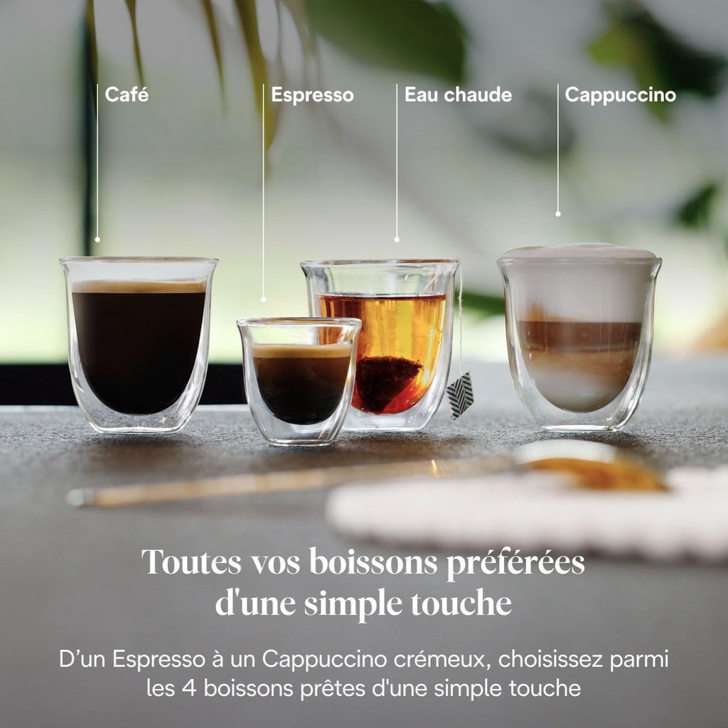 ProMecha Magnifica Start - Perfetto Machine à Café Automatique, Noir et Gris